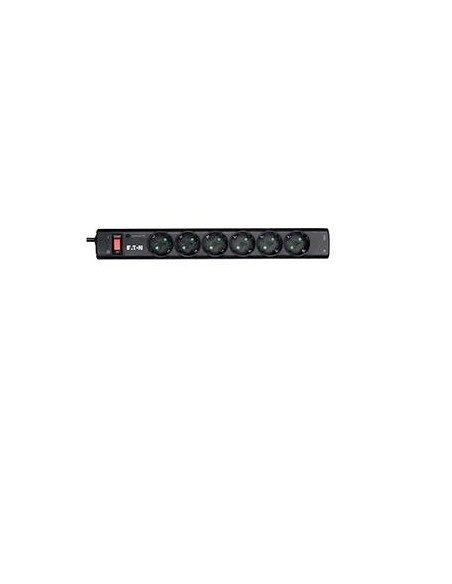 Eaton PS6TD protezione da sovraccarico Nero, Bianco 6 presa(e) AC 220 - 250 V 1 m