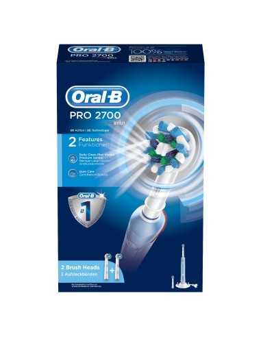 Oral-B PRO 2700 Adulto Spazzolino rotante-oscillante Blu
