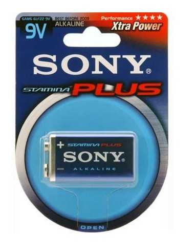 Sony 9V Stamina Plus Batteria monouso Alcalino