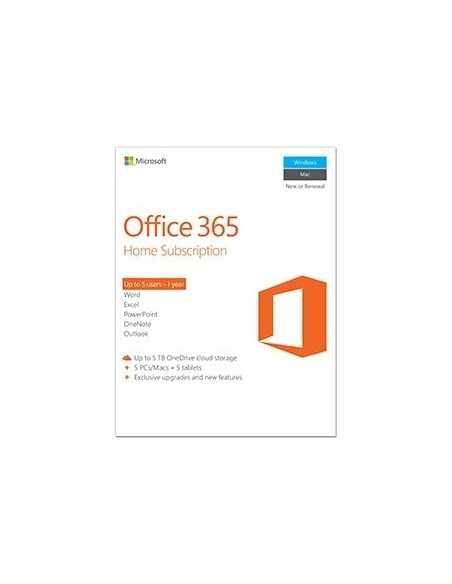 Microsoft Office 365 Home 1 anno i Inglese