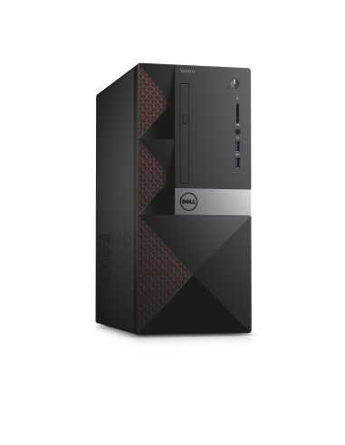 DELL Vostro 3668 DDR4-SDRAM i5-7400 Mini Tower Intel® Core™ i5 4 GB 1000 GB HDD Windows 10 Pro PC Nero, Rosso