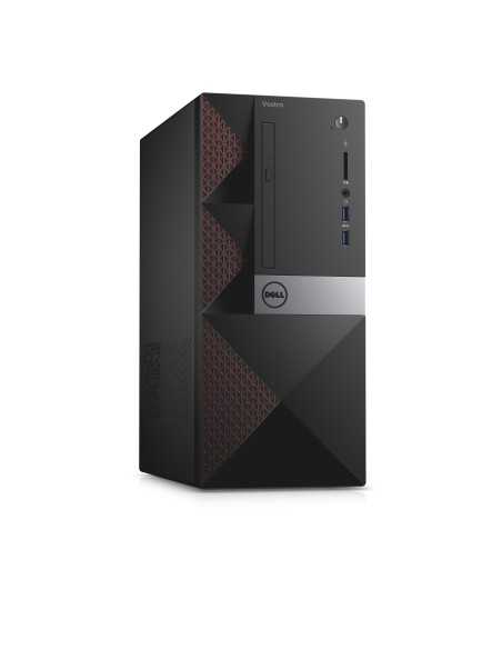 DELL Vostro 3668 DDR4-SDRAM i5-7400 Mini Tower Intel® Core™ i5 4 GB 1000 GB HDD Windows 10 Pro PC Nero, Rosso