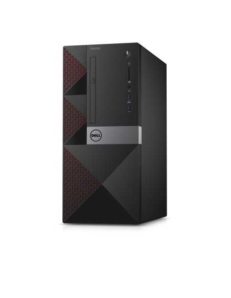 DELL Vostro 3668 DDR4-SDRAM i5-7400 Mini Tower Intel® Core™ i5 4 GB 1000 GB HDD Windows 10 Pro PC Nero, Rosso