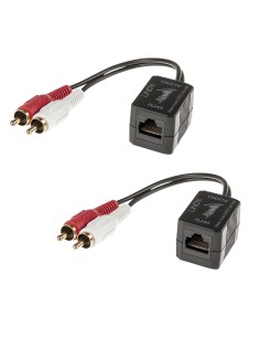 Lindy 70460 moltiplicatore AV Trasmettitore AV Nero, Rosso, Bianco