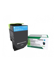 Lexmark 71B20C0 cartuccia toner 1 pz Originale Ciano
