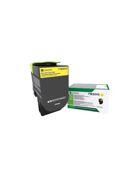 Lexmark 71B20Y0 cartuccia toner 1 pz Originale Giallo