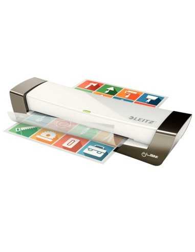 Leitz iLAM Laminator Office A4 Plastificatrice a caldo 400 mm min Argento, Bianco