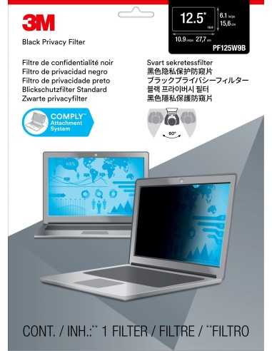 3M Filtro Privacy per laptop widescreen da 12,5”