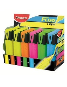 Maped Fluo Peps Classic evidenziatore 24 pz Blu, Verde, Arancione, Rosa, Giallo