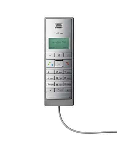 Jabra Dial 550 Ricevitore telefonico analogico Identificatore di chiamata Argento