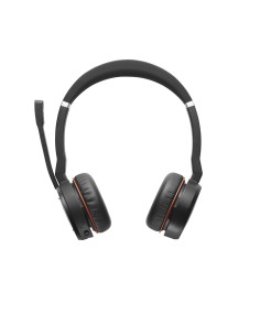 Jabra Evolve 75 MS Stereo Auricolare Con cavo e senza cavo A Padiglione Ufficio Micro-USB Bluetooth Nero, Rosso 2