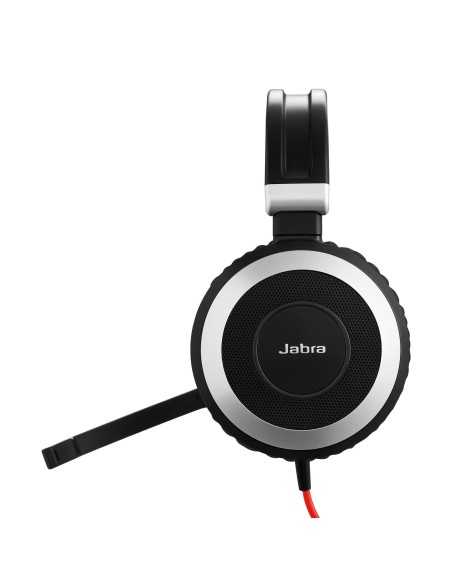 Jabra Evolve 80 UC Stereo Auricolare Cablato A Padiglione Ufficio Nero