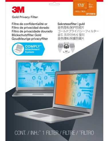 3M Filtro Privacy oro per laptop widescreen da 17”