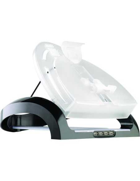 Fellowes 8024801 supporto per notebook 43,2 cm (17") Nero, Trasparente