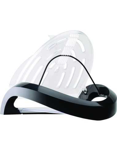 Fellowes 8024801 supporto per notebook 43,2 cm (17") Nero, Trasparente