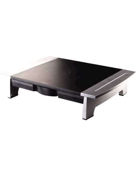 Fellowes Office Suites 71,1 cm (28") Libera installazione Nero, Argento