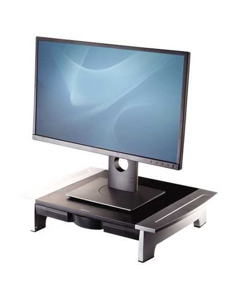 Fellowes Office Suites 71,1 cm (28") Libera installazione Nero, Argento