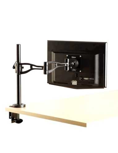Fellowes 8041601 supporto da tavolo per Tv a schermo piatto 81,3 cm (32") Morsa Nero