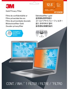 3M Filtro Privacy oro per laptop widescreen da 12,5” 2