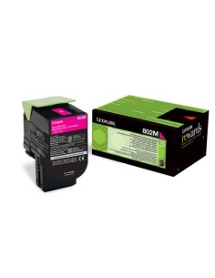 Lexmark 802M cartuccia toner 1 pz Originale Magenta