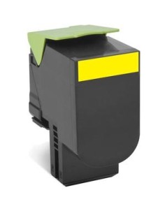 Lexmark 80C2SYE cartuccia toner 1 pz Originale Giallo