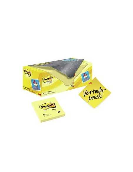 3M 654Y-20 pouch autoadesiva Quadrato Giallo 100 fogli