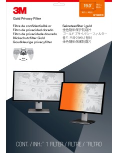 3M Filtro Privacy oro per monitor widescreen da 19” (16 10) 2