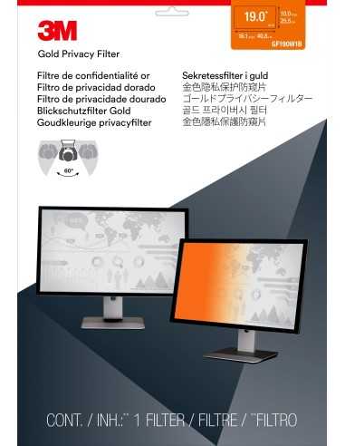 3M Filtro Privacy oro per monitor widescreen da 19” (16 10)