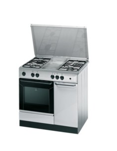 Indesit K9G21S(X) I S cucina Gas Acciaio inossidabile