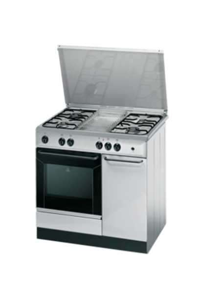 Indesit K9G21S(X) I S cucina Gas Acciaio inossidabile