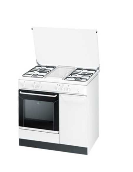 Indesit K9G21S(W) I S cucina Gas Bianco