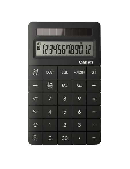 Canon X Mark II calcolatrice Tasca Calcolatrice finanziaria Nero