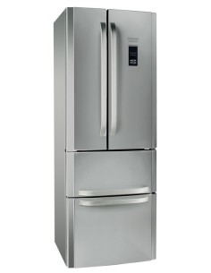 Hotpoint E4DG AAA X MTZ frigorifero side-by-side Libera installazione 425 L Acciaio inossidabile