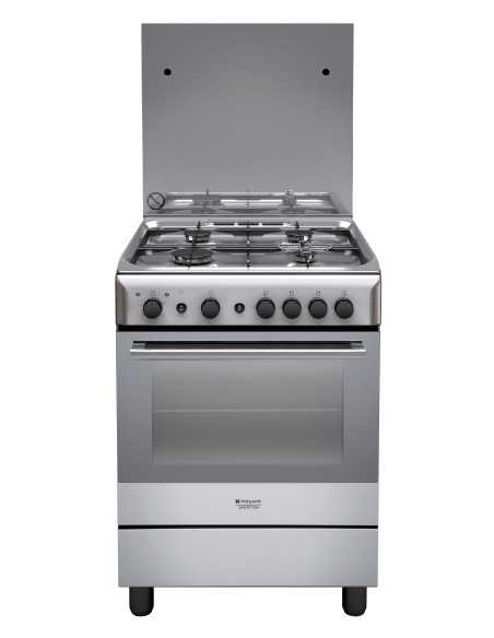Hotpoint H6GG1F (X) IT Cucina Gas Acciaio inossidabile A