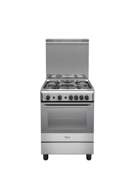 Hotpoint H6GG1F (X) IT Cucina Gas Acciaio inossidabile A