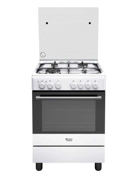 Hotpoint H6TMH2AF (W) IT cucina Gas Bianco A