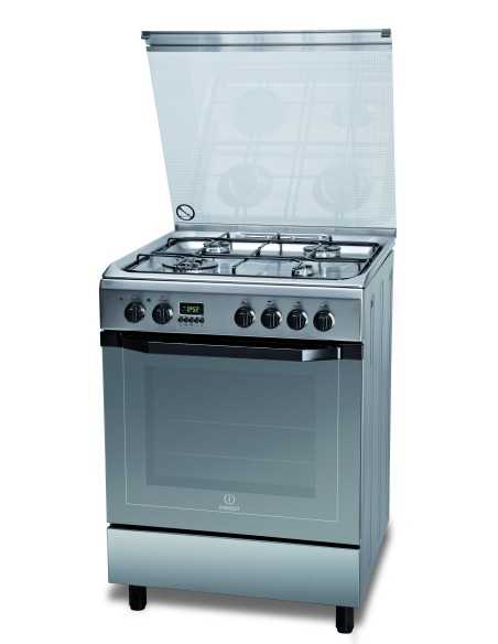 Indesit I6TMH6AF(X) I cucina Gas Acciaio inossidabile A