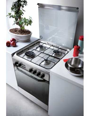 Indesit I6TMH6AF(X) I cucina Gas Acciaio inossidabile A