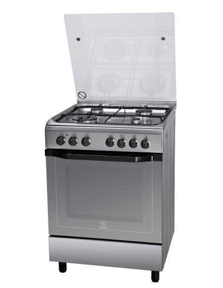 Indesit I6TMH2AF(X) I Cucina Gas Acciaio inossidabile A