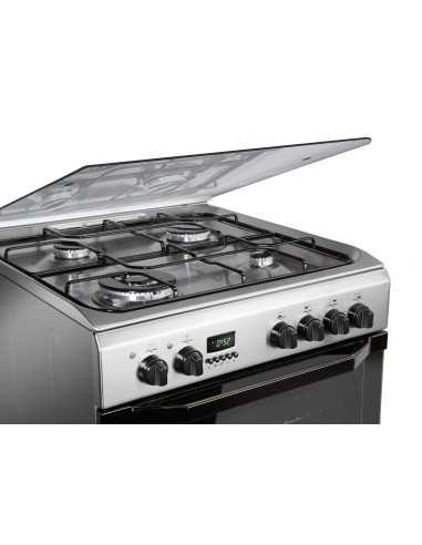 Indesit I6TMH2AF(X) I Cucina Gas Acciaio inossidabile A