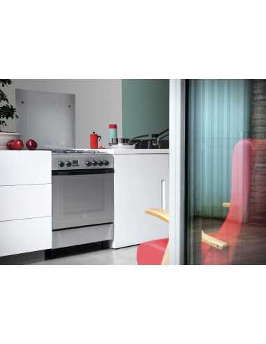 Indesit I6TMH2AF(X) I Cucina Gas Acciaio inossidabile A