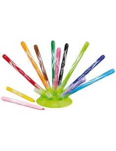 Maped Color'Peps Jungle Innovation, 12-pack marcatore Nero, Blu, Marrone, Verde, Arancione, Rosa, Porpora, Rosso, Giallo 12 pz