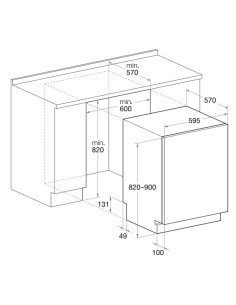 Hotpoint LTF 11T123 EU lavastoviglie A scomparsa totale 14 coperti 2