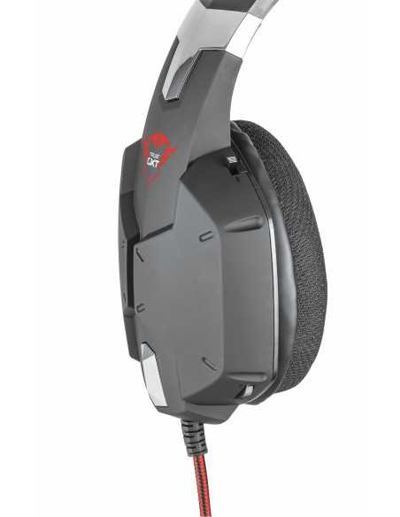 Trust GXT 322 Auricolare Cablato A Padiglione Giocare Nero, Rosso