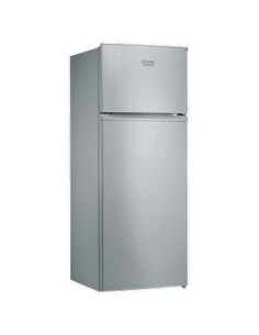 Hotpoint MT 1A 132 frigorifero con congelatore Libera installazione 207 L Acciaio inossidabile