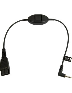 Jabra 8800-00-55 cavo audio 0,3 m QD 2.5mm jack Nero