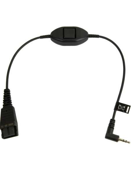 Jabra 8800-00-55 cavo audio 0,3 m QD 2.5mm jack Nero