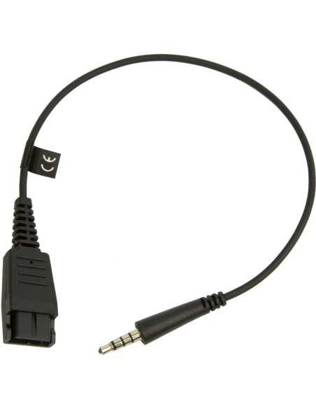 Jabra 8800-00-99 adattatore per inversione del genere dei cavi Quick Disconnect (QD) 3,5 mm Nero