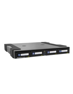 Overland-Tandberg RDX QuikStation 4 array di dischi 16 TB Rack (1U) Nero, Grigio