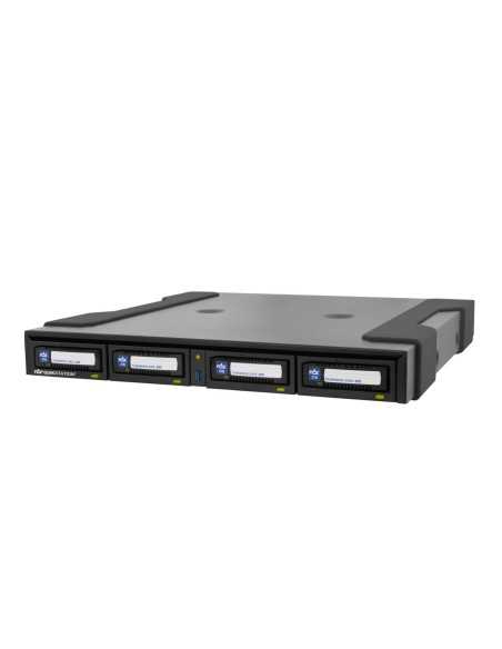 Overland-Tandberg RDX QuikStation 4 array di dischi 16 TB Desktop Nero, Grigio